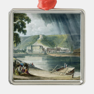 La Roche, from 'Views on the Seine', engraved by T Metal Tree Decoration