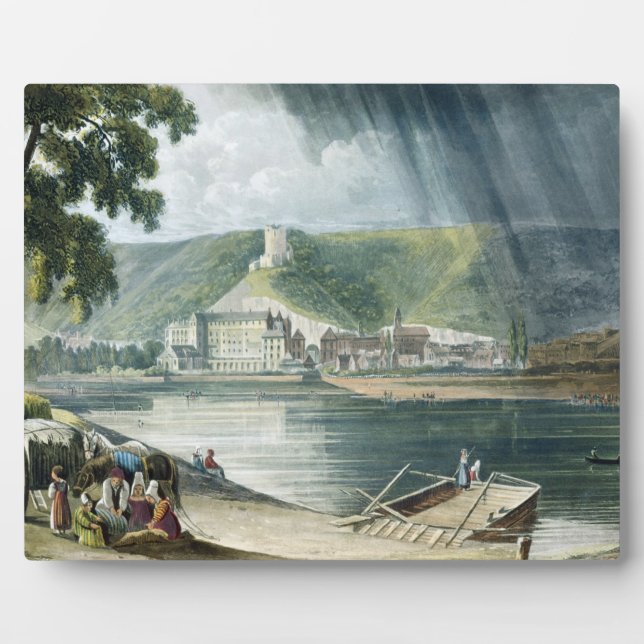 La Roche, from 'Views on the Seine', engraved by T Plaque (Front)