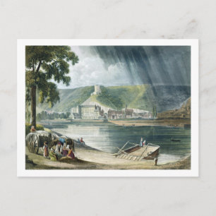 La Roche, from 'Views on the Seine', engraved by T Postcard