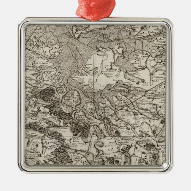 La Rochelle Metal Tree Decoration (Front)