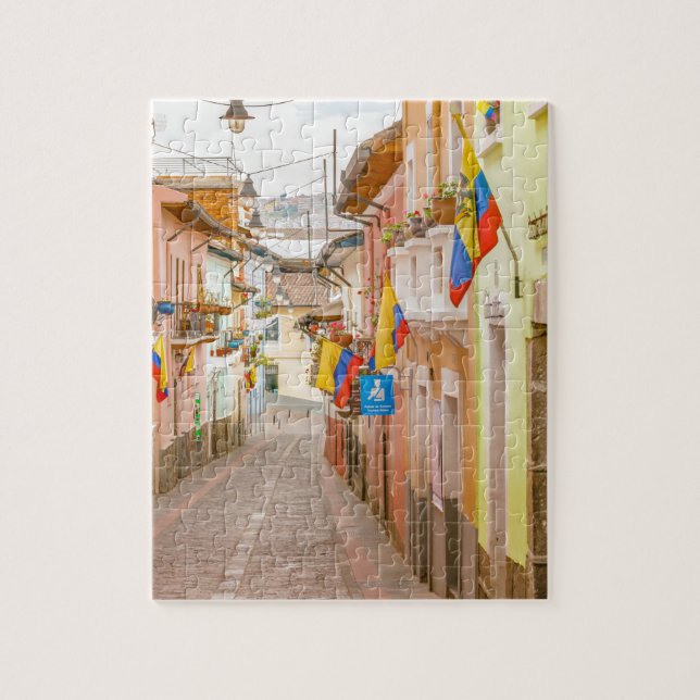 La Ronda Street Quito Ecuador Jigsaw Puzzle (Vertical)