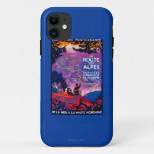 La Route Des Alpes Vintage PosterEurope iPhone 11 Case
