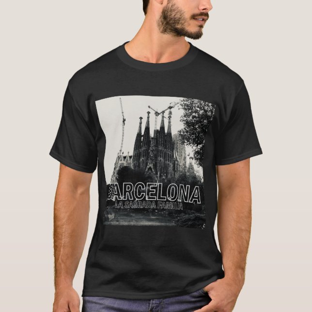 La sagrada familia church in barcelona city  T-Shirt (Front)