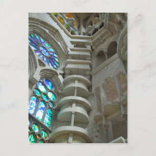 La Sagrada Familia Church Postcard