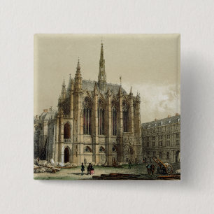 La Sainte Chapelle, Paris 15 Cm Square Badge