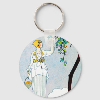 La Saison Des Prunes Mirabelles Key Ring
