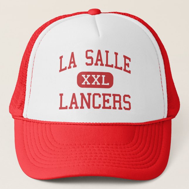 La Salle - Lancers - High - Pasadena California Trucker Hat (Front)