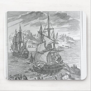 La Salle's Landing in Texas Mouse Pad