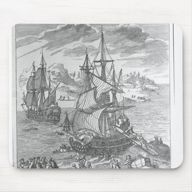 La Salle's Landing in Texas Mouse Pad (Front)