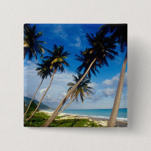 La Samana Peninsula, Dominican Republic, 15 Cm Square Badge