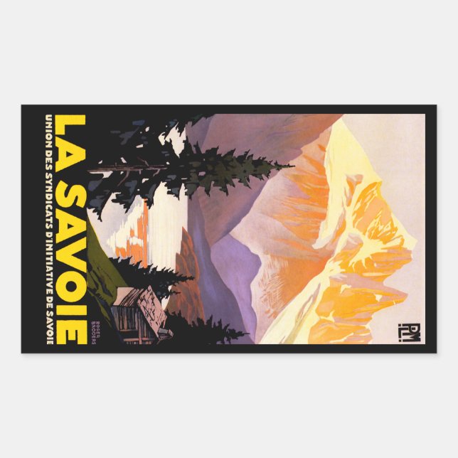 La Savoie Rectangular Sticker (Front)