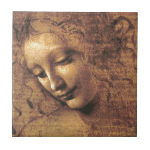 La Scapigliata by Leonardo da Vinci Tile