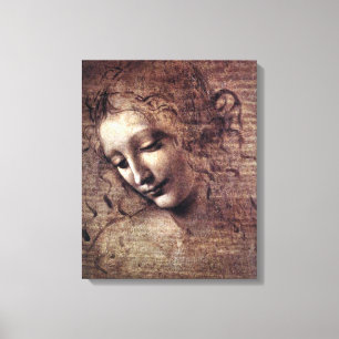 La Scapigliata - da Vinci - c1508 Canvas Print
