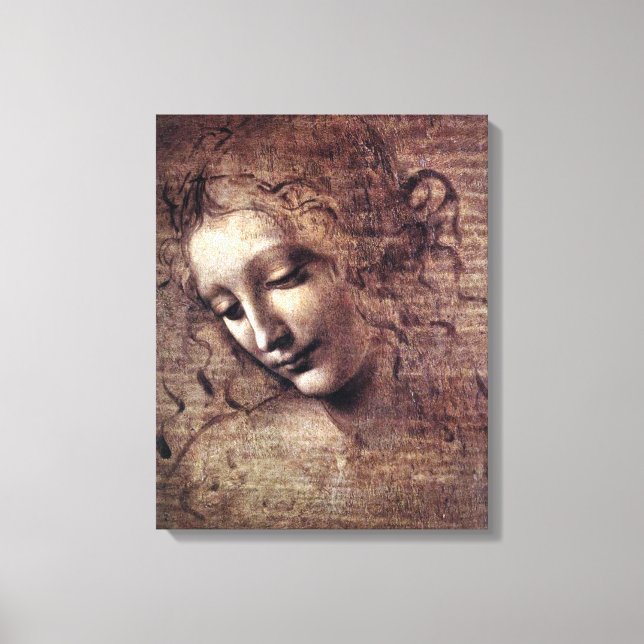 La Scapigliata - da Vinci - c1508 Canvas Print (Front)