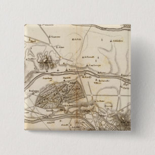 La Seine 15 Cm Square Badge