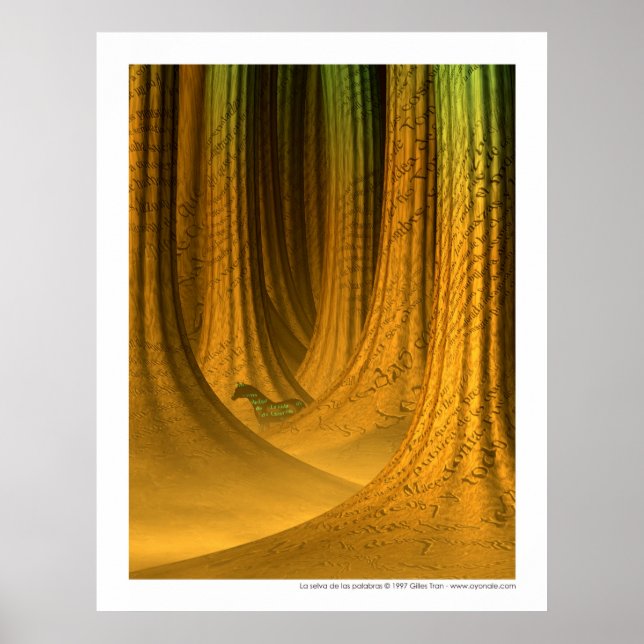 La selva de las palabras poster (Front)