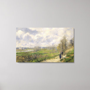 La Sente du Chou, near Pontoise, 1878 Canvas Print