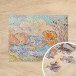 La Sologne | Louis Valtat Jigsaw Puzzle<br><div class="desc">La Sologne (1918) | Original artwork by French artist Louis Valtat (1869-1952). The painting depicts a modern abstract landscape in bright orange,  blue and green colours.

Use the design tools to add custom text or personalise the image.</div>