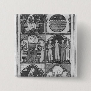 La Somme le Roi', by Lambert le Petit, 1311 15 Cm Square Badge