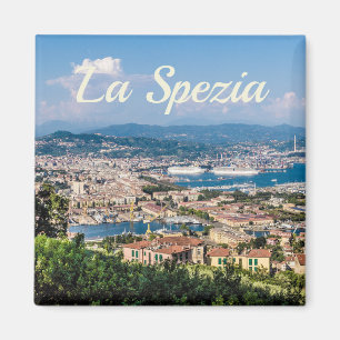La Spezia Cinque Terre Liguria Italy Panorama gift Magnet