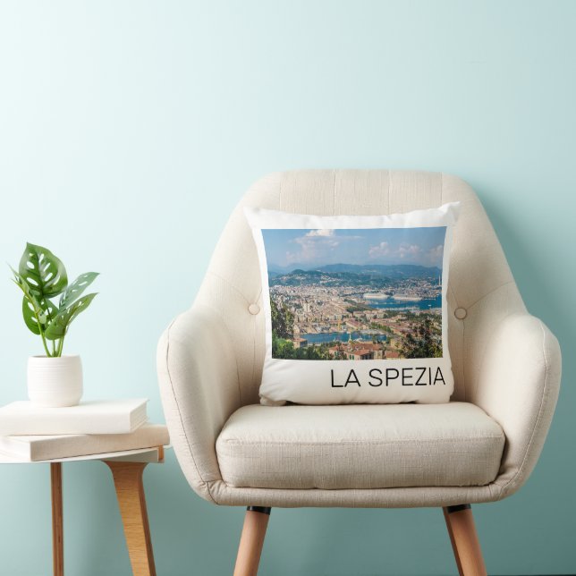 La Spezia Cityscape Liguria Italy Holiday Souvenir Cushion (Chair)