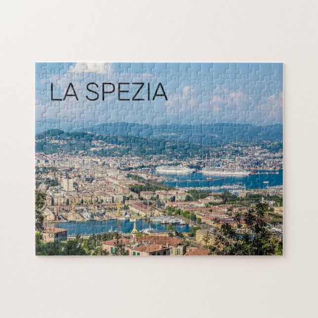 La Spezia Cityscape Liguria Italy Holiday Souvenir Jigsaw Puzzle (Horizontal)
