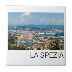La Spezia Cityscape Liguria Italy Holiday Souvenir Tile