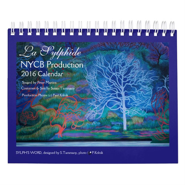 LA SYLPHIDE 2016 Calendar (Cover)