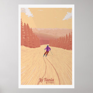 La Tania Ski Resort Poster