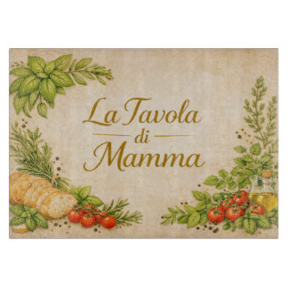La Tavola di Mamma – Rustic Italian Decorative Cutting Board