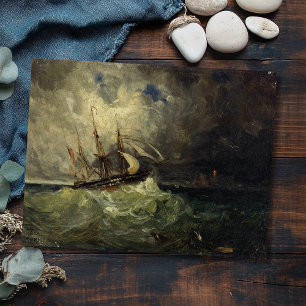 La Tempête – Félix Ziem Postcard