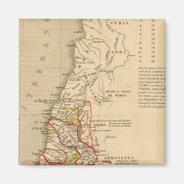 La Terre Sainte sous Salomon Magnet (Front)