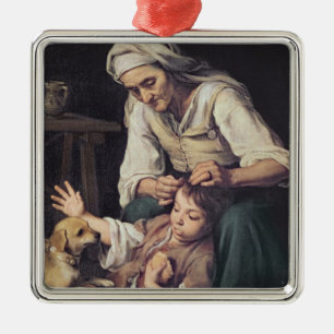 La Toilette Domestique', 1670-75 Metal Tree Decoration