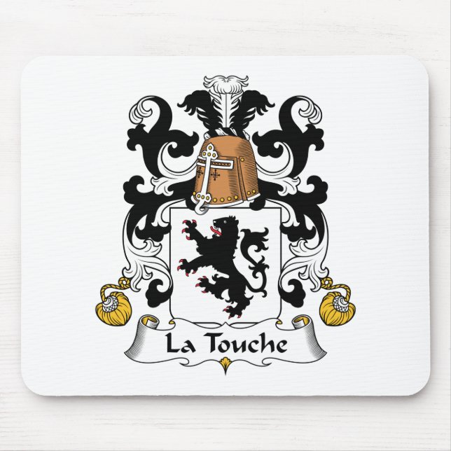 La Touche Family Crest Mouse Pad (Front)