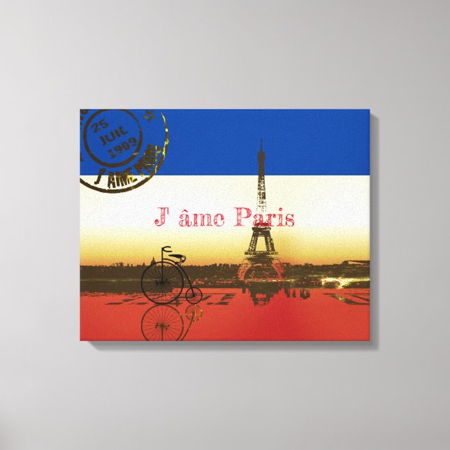 La Tour Eiffel  Canvas Print (Front)
