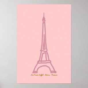 La Tour Eiffel  France Paris Poster
