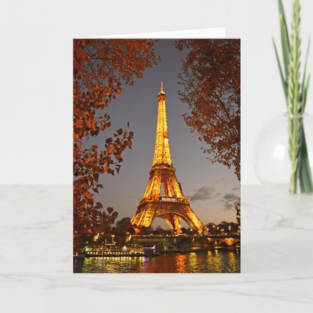 La Tour Eiffel - Paris, France - Greeting Card (Front)