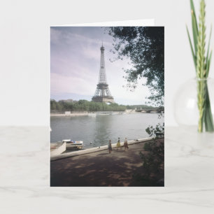 La Tour Eiffel. Paris, vers 1960. Card