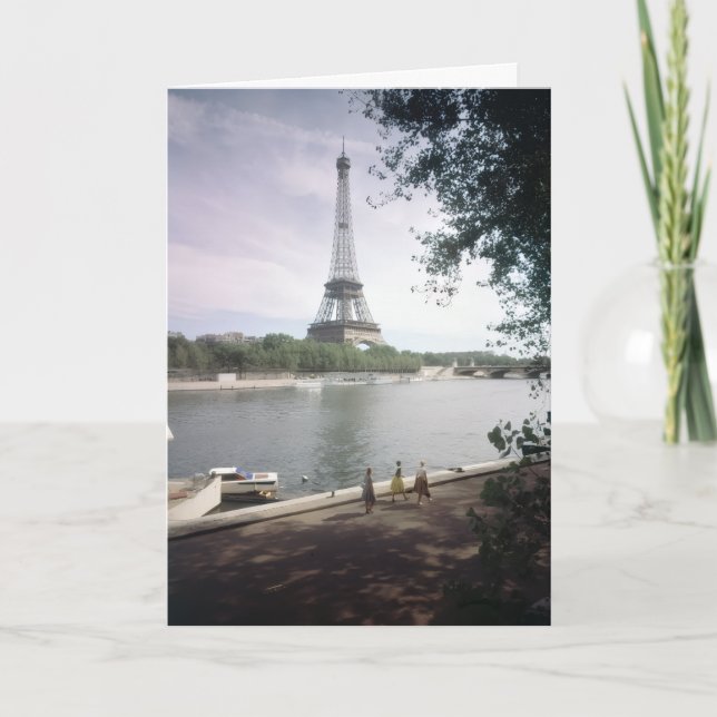 La Tour Eiffel. Paris, vers 1960. Card (Front)
