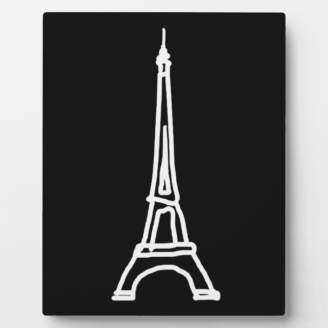 la tour Eiffel Plaque (Front)