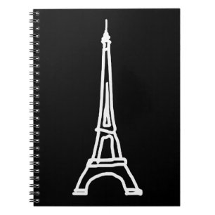la tour Eiffel Spiral Notebook