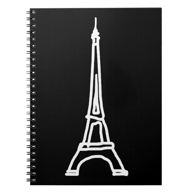 la tour Eiffel Spiral Notebook (Front)