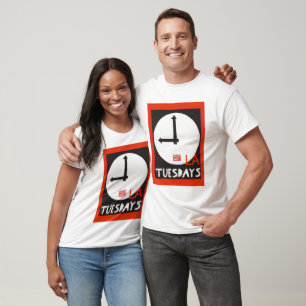 LA Tuesdays classic tee -FOR ALL - ALL SIZES