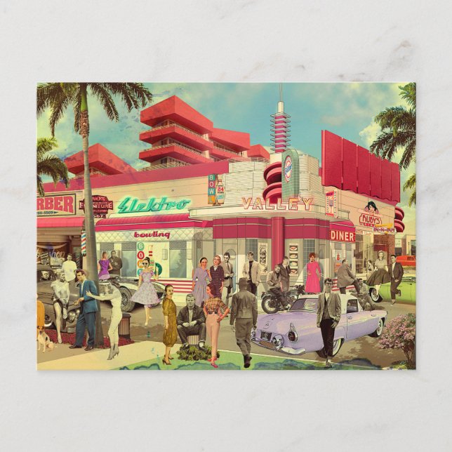 La Verne Bay Avenue Postcard (Front)