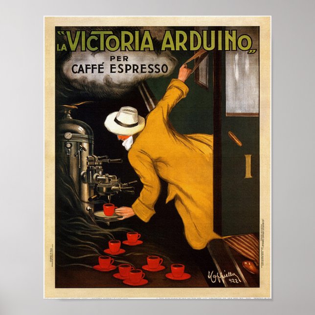 La Victoria Arduino Caffe Expresso Italy - Advert Poster (Front)