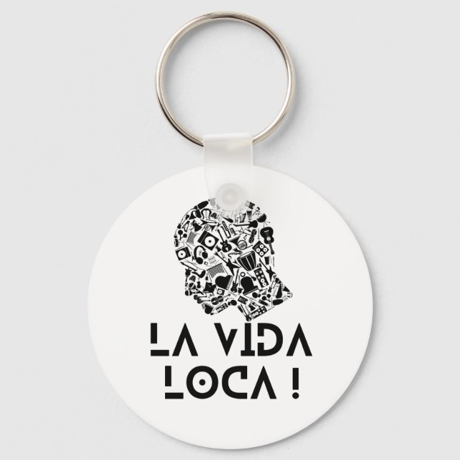 LA VIDA LOCA  KEY RING (Front)