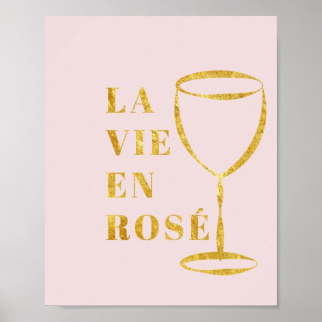 La Vie and Rose Poster (Front)