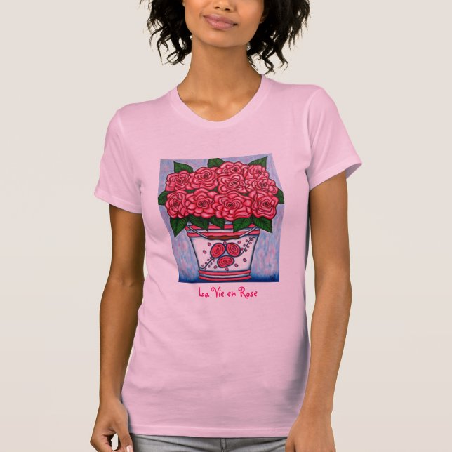 La Vie en Rose Camisole T-Shirt (Front)