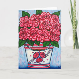 La Vie en Rose Greeting/Note Card