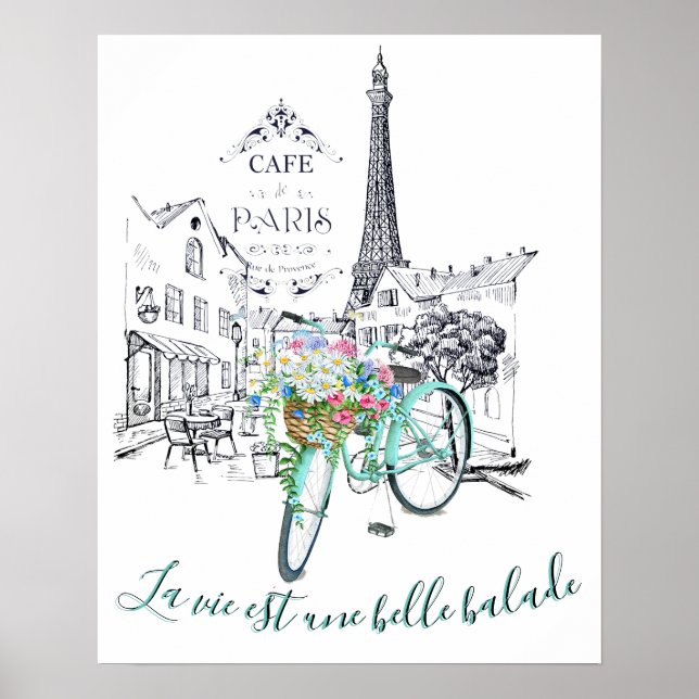 La vie est une belle balade poster (Front)